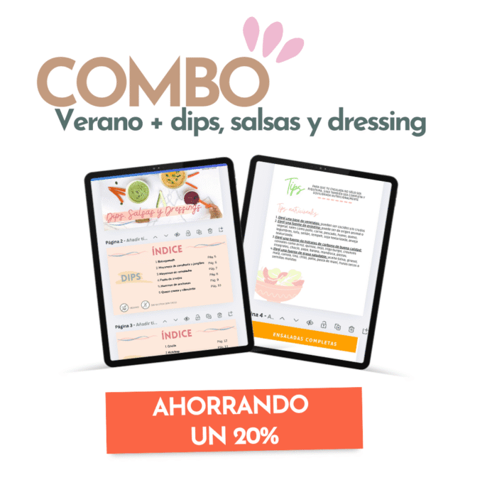 COMBO Dips, Salsas y Dressings + Recetario Verano - Image 1