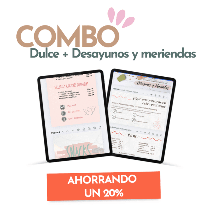 COMBO Recetario D & M + Recetario Dulce - Image 1