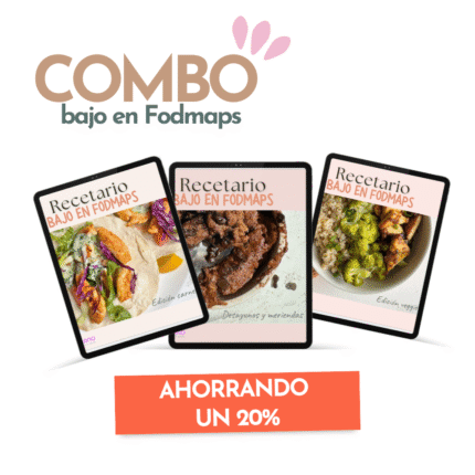 COMBO Recetarios bajos en FODMAPs