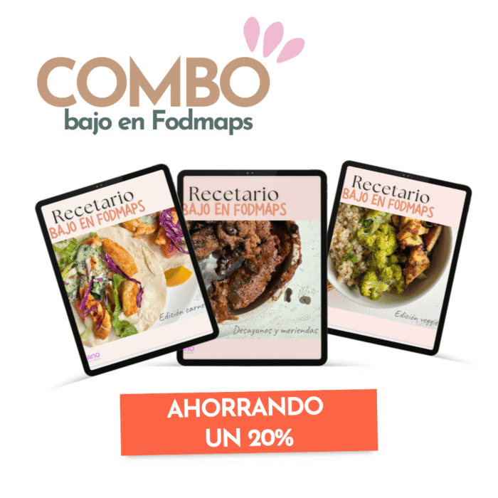COMBO Recetarios bajos en FODMAPs - Image 1